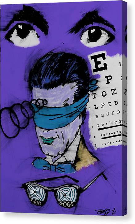 X RAY GOGS-Night - Canvas Print