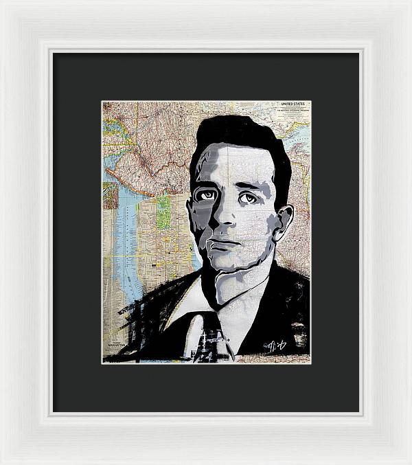 Kerouac - Framed Print