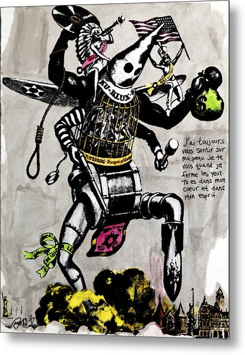 Politikal Chaos - Metal Print