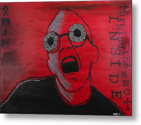 Turning the Knot Inside - Metal Print