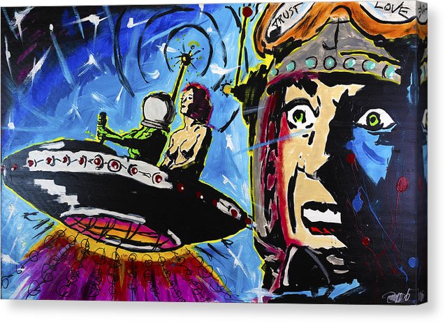 Spaceman Love - Canvas Print