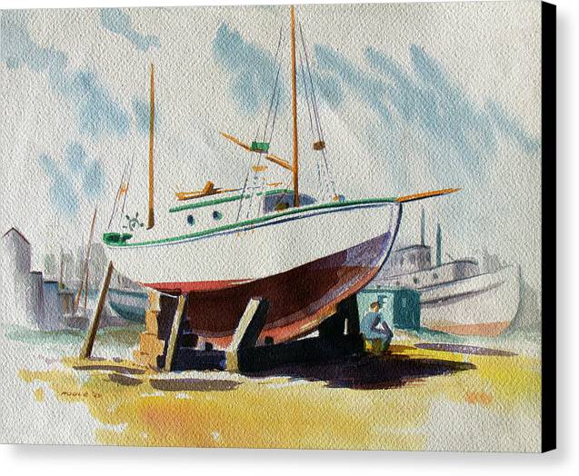 The Shipyard - Canvas Print