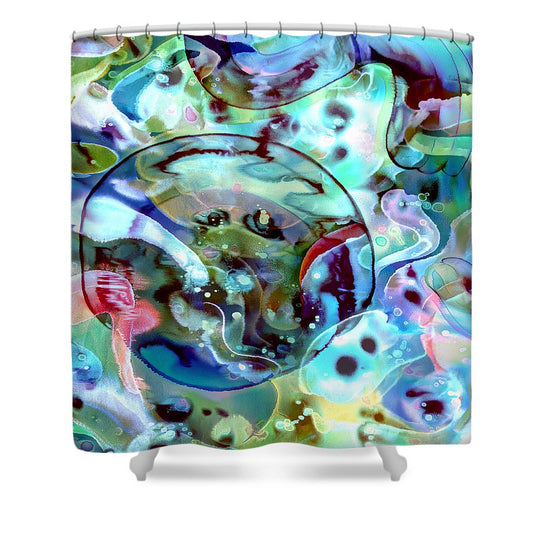 Crystal Blue Persuasion - Shower Curtain