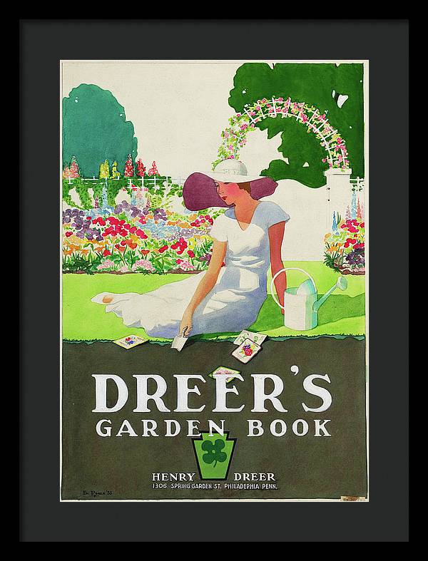 Dreers Garden 1 - Framed Print