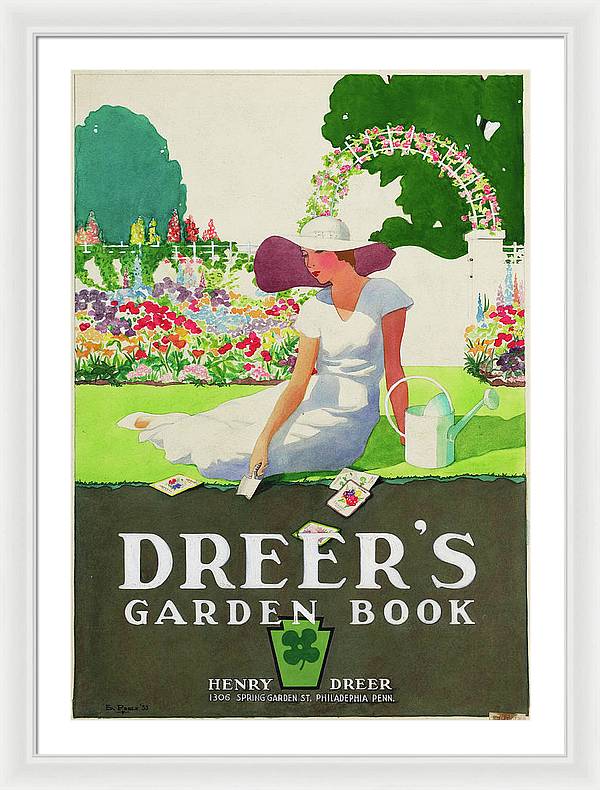 Dreers Garden 1 - Framed Print