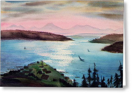 Pacific Northwest - Greeting Card