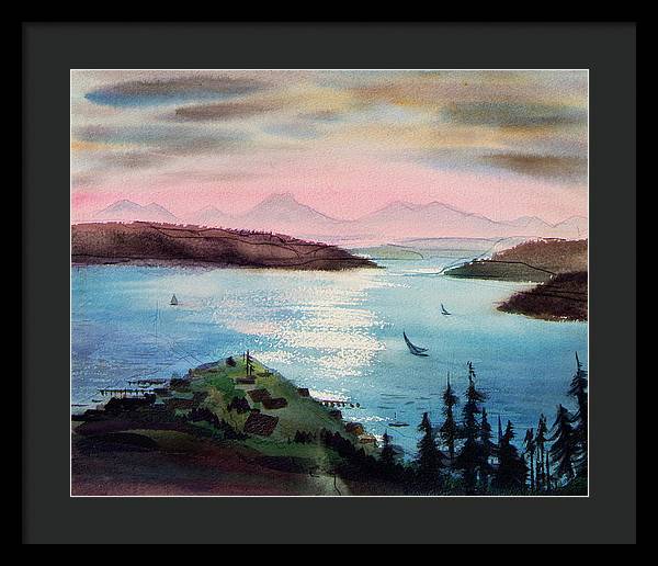 Pacific Northwest - Framed Print