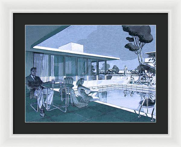 Palm Springs Sunday - Framed Print