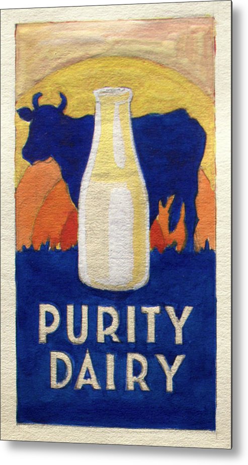 Purity Dairy - Metal Print