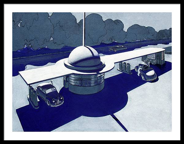 Roadside of Tomorrow - Framed Print