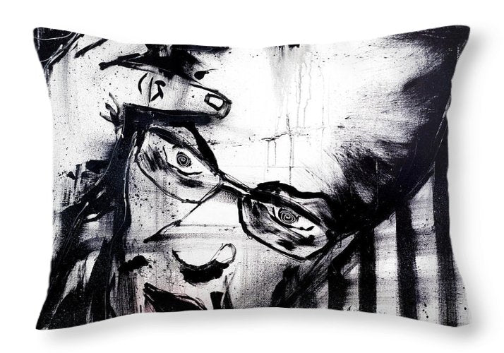 Punctured Thoughts - Throw Pillow