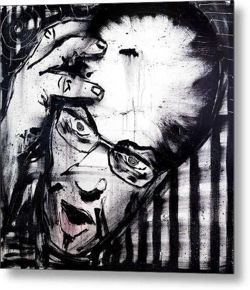 Punctured Thoughts - Metal Print