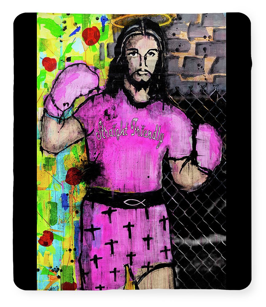 Boxing Jesus - Blanket