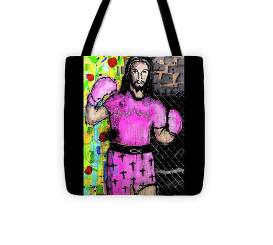 Boxing Jesus - Tote Bag