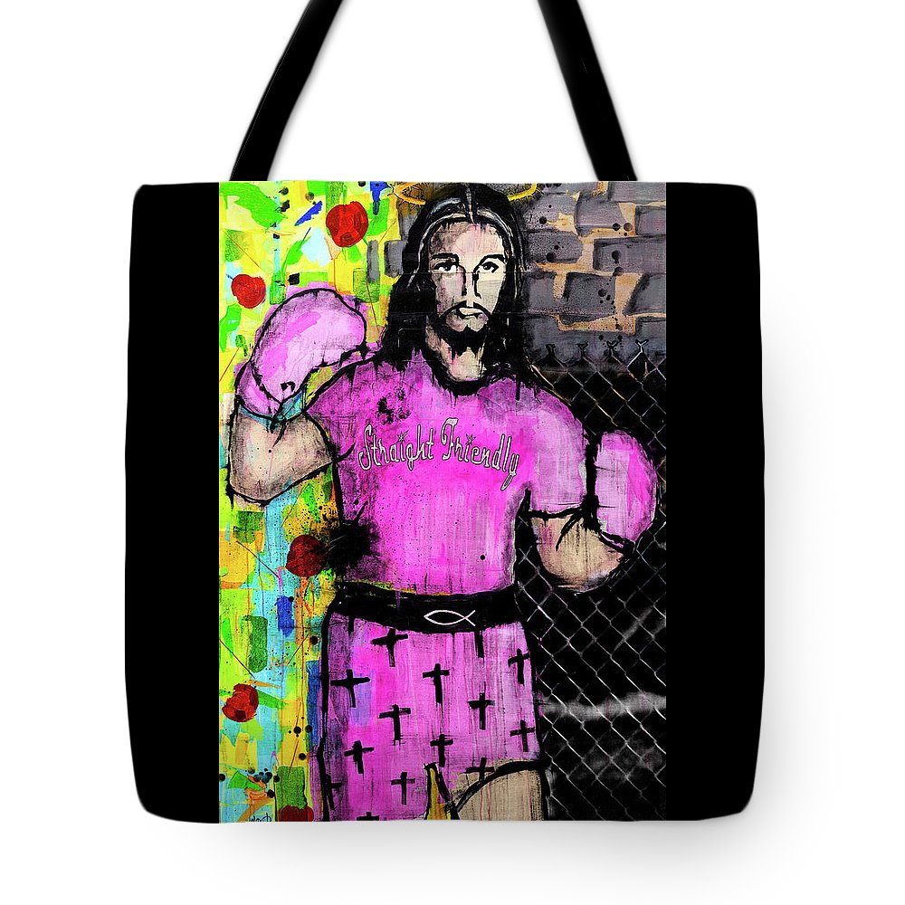 Boxing Jesus - Tote Bag
