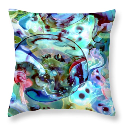 Crystal Blue Persuasion - Throw Pillow