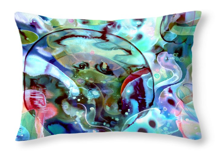 Crystal Blue Persuasion - Throw Pillow
