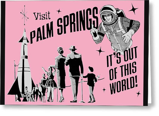 Visit Palm Springs - Greeting Card