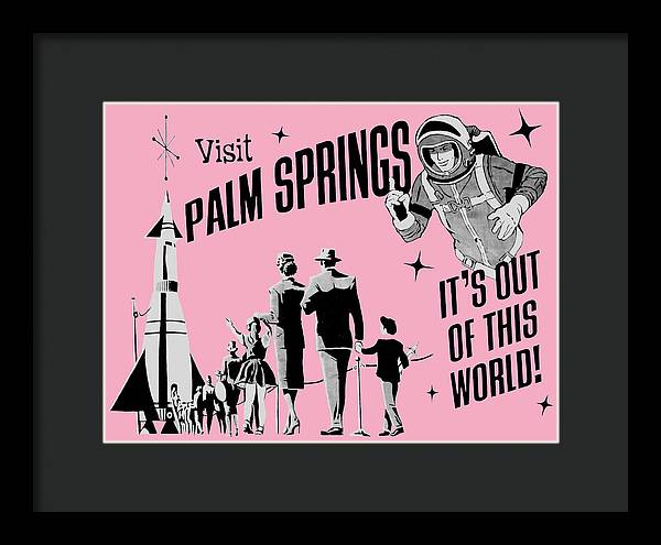 Visit Palm Springs - Framed Print