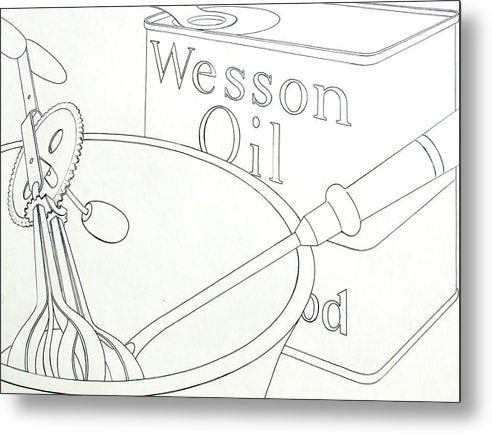 Wesson Oil - Metal Print