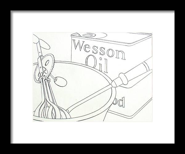 Wesson Oil - Framed Print