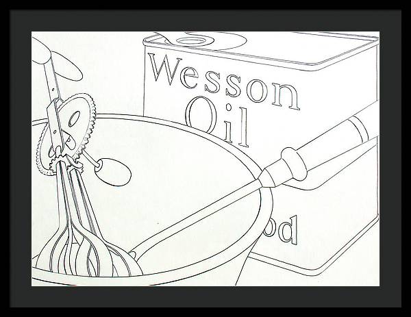Wesson Oil - Framed Print